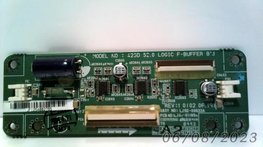 42SD S2.0 LOGIC F-BUFFER B"J LJ92-00633A LJ41-01189A